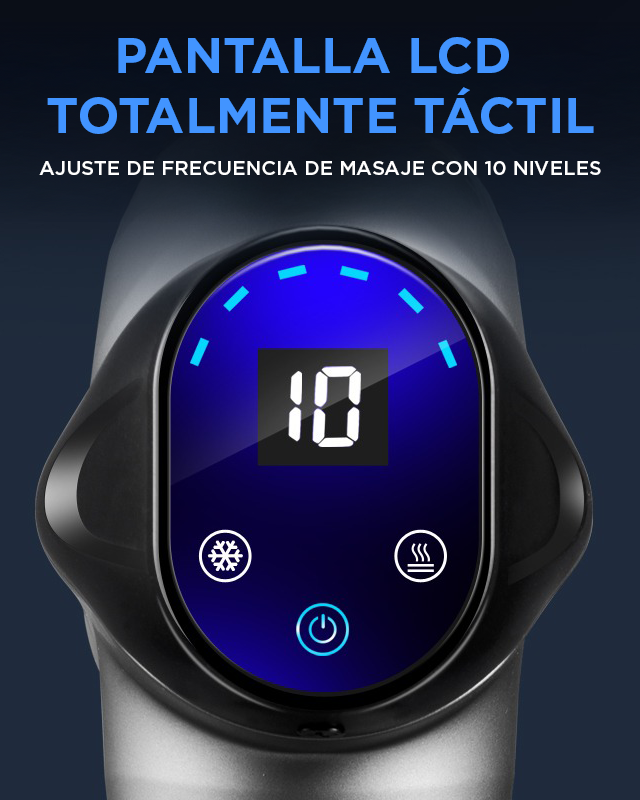 Pistola Masajeadora Inteligente Cuerpo Completo  Frío/Calor