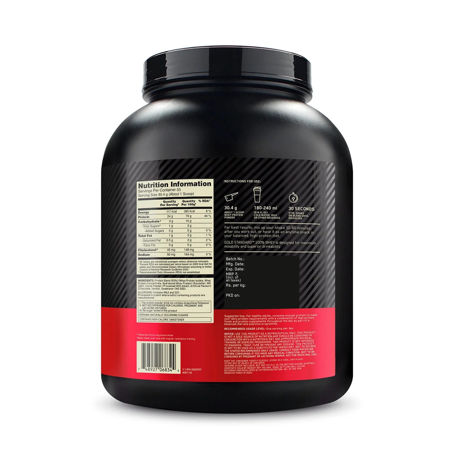 Gold Standard 100% Whey Protein (5 Lb) - Original
