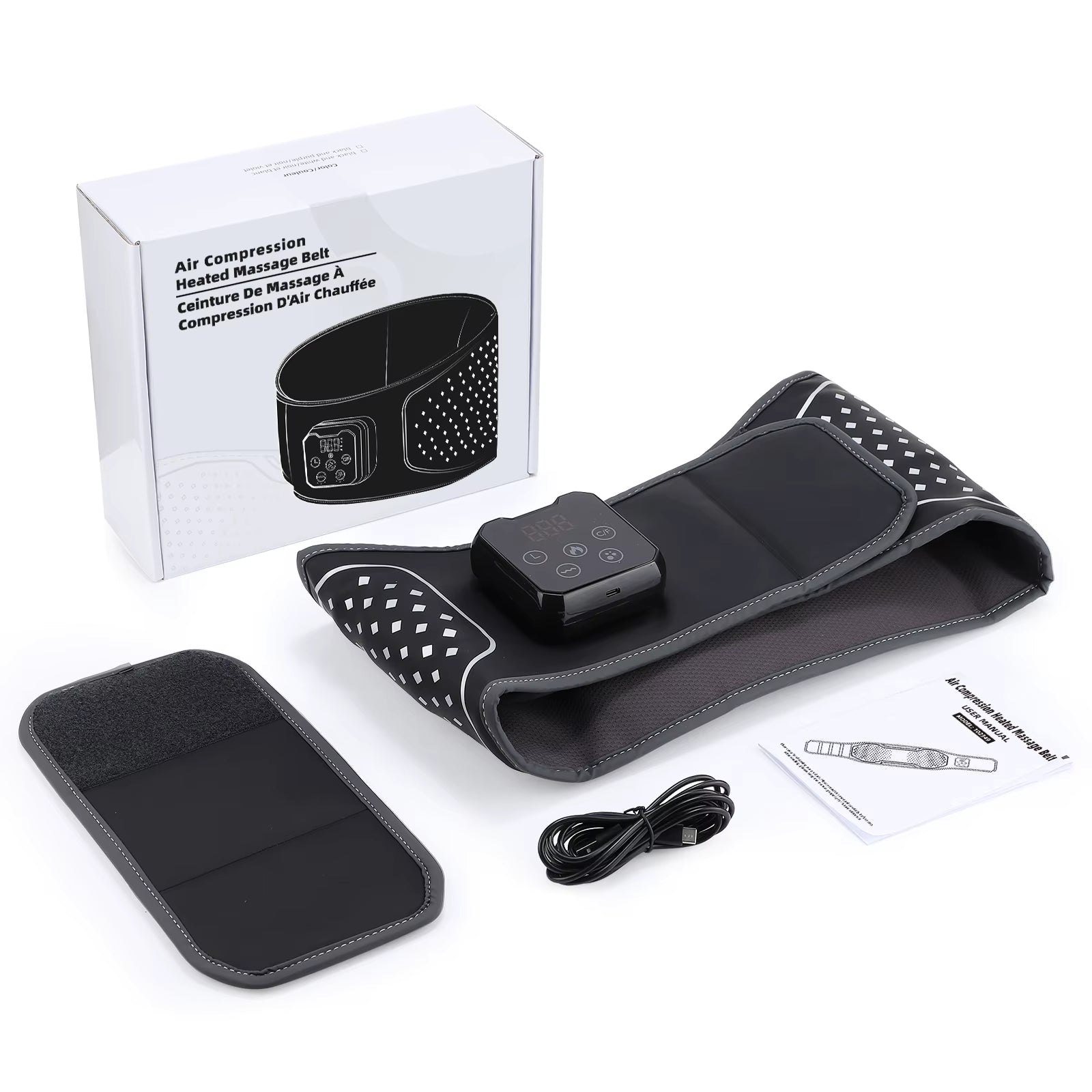 Cinturón Lumbar de masajes - Calor y Vibración