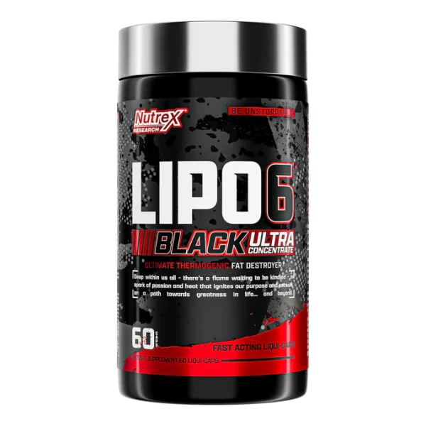 Lipo-6 Black Ultra Concentrado – Termogénico Extremo de Nutrex (60 cápsulas)