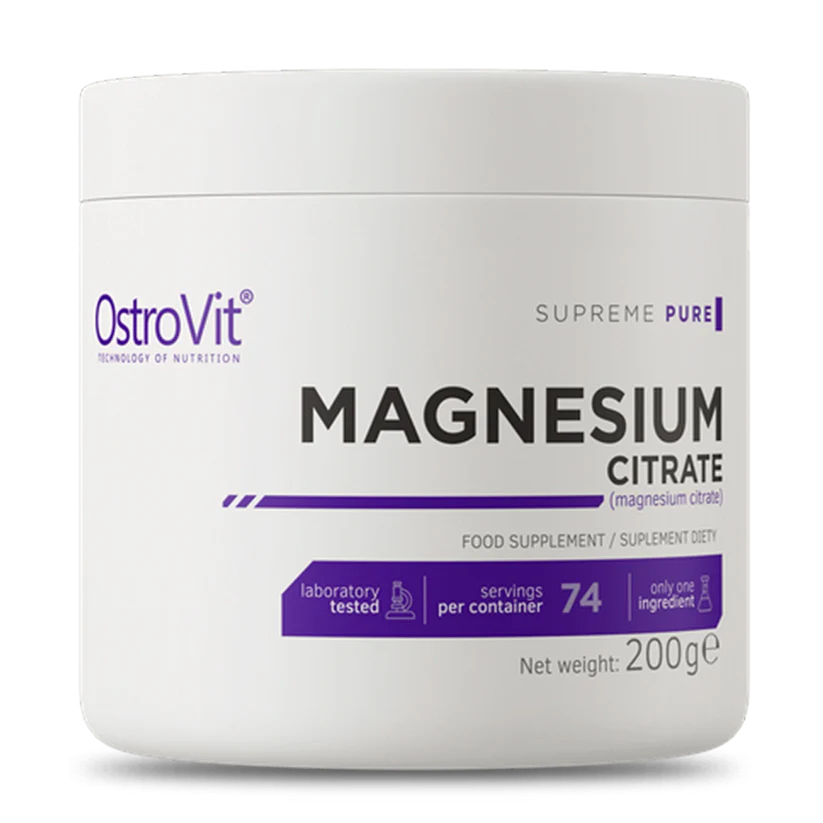Citrato de magnesio, OstroVit 200 g – Magnesio de Alta Absorción