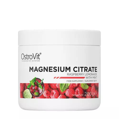 Citrato de magnesio, OstroVit 200 g – Magnesio de Alta Absorción