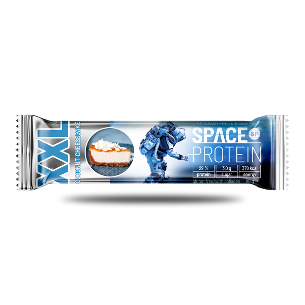 Barra de Proteína XXL Space Protein – Coconut Cheesecake | 80 g