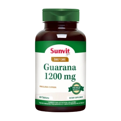 Sunvit Guaraná 1200 mg – Energía Natural y Enfoque Mental