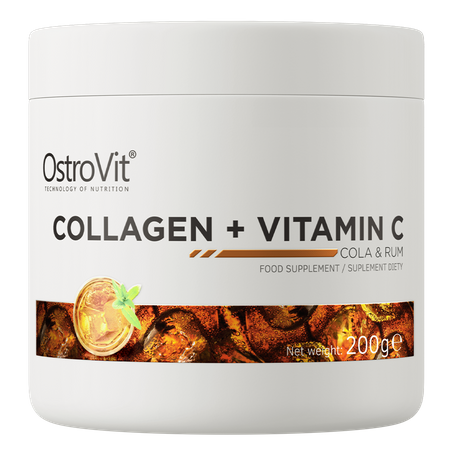 Colageno + Vitamin C 200 g – OstroVit® Sabor Cola