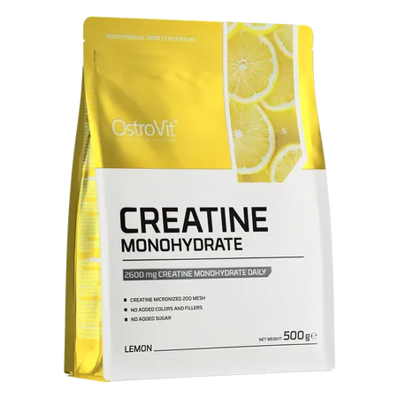 OstroVit Creatina Monohidrato 500 g – Sabor Lemon