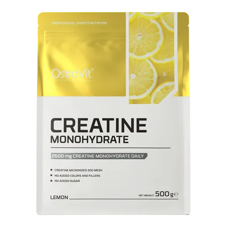 OstroVit Creatina Monohidrato 500 g – Sabor Lemon
