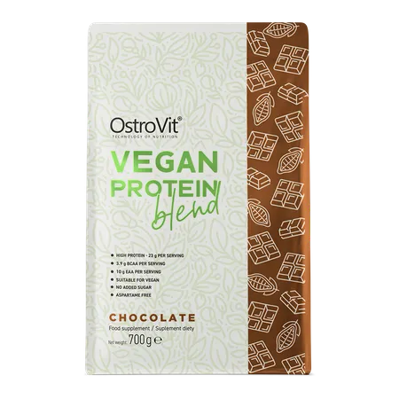 OstroVit Vegan Protein Blend – Sabor Chocolate (700 g)