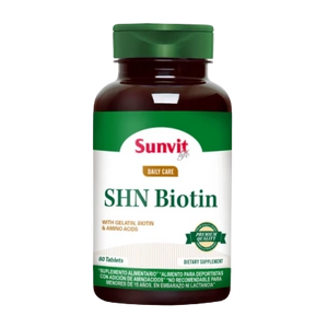 Biotína + Colágeno Hidrolizado SUNVIT  – 60 Cápsulas