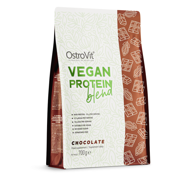 OstroVit Vegan Protein Blend – Sabor Chocolate (700 g)