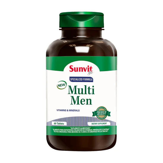 Multi Men 60 Tabs – Multivitamínico para Hombres Activos